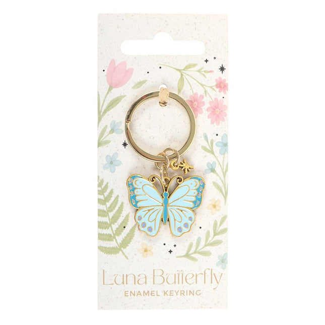 Luna Butterfly Keyring