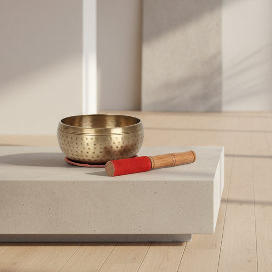 15cm Beaten Brass Singing Bowl