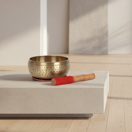 15cm Beaten Brass Singing Bowl